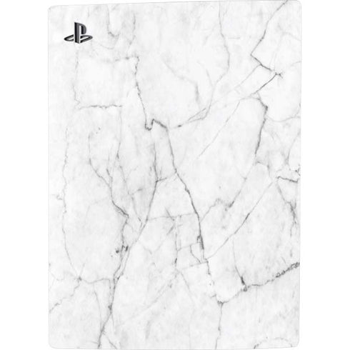 White Marble PS5 Digital Edition Console Skin